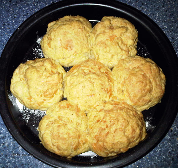 Not really cheese scones
