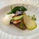 Prawn with avocado and apple, Château de Flaugergues, Montpellier