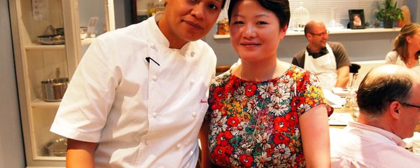 Qin Xie with Monica Galetti, Monica Galetti Experience, Cactus Kitchen