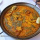 Pepica paella (Pepica's paella, made with chicken), La Pepica, Valencia