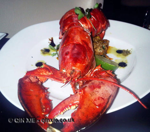 Lobster in Malabar spice, Namaaste Kitchen