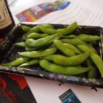 Edamme beans at Kirin Ichiban Yatai