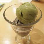 Sesame and green tea ice cream at Sushi Gaga