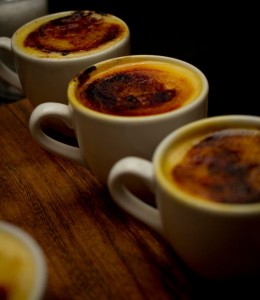 Lavender crème brûlée at Putney Pies