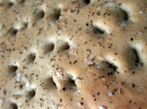 Garlic and herb focaccia