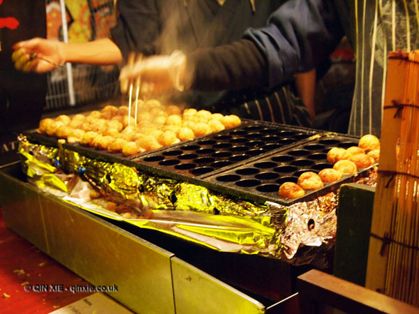 Puff balls cooking at The Long Table