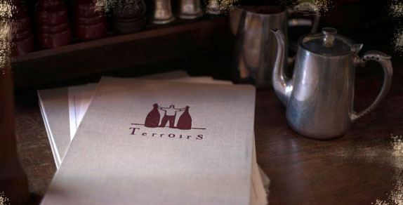 Terroirs menu