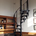 Winding stairwell at The Corner Room