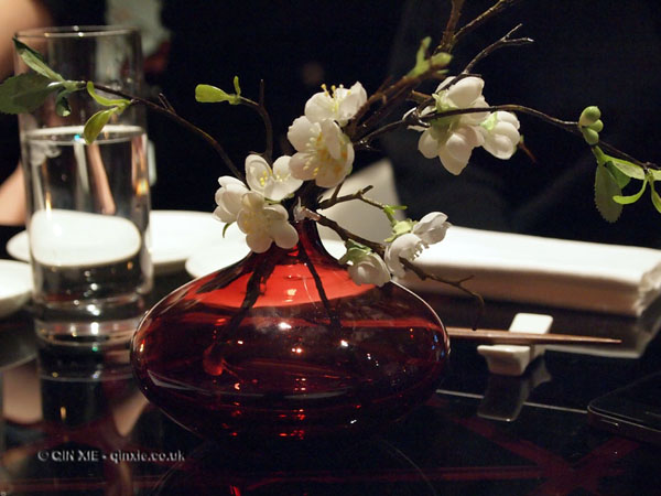 Table decoration, sushi making at Ichi Sushi and Sashimi Bar