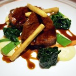 Fillet of beef in red wine jus at Apsley's, The Lanesborough Hotel