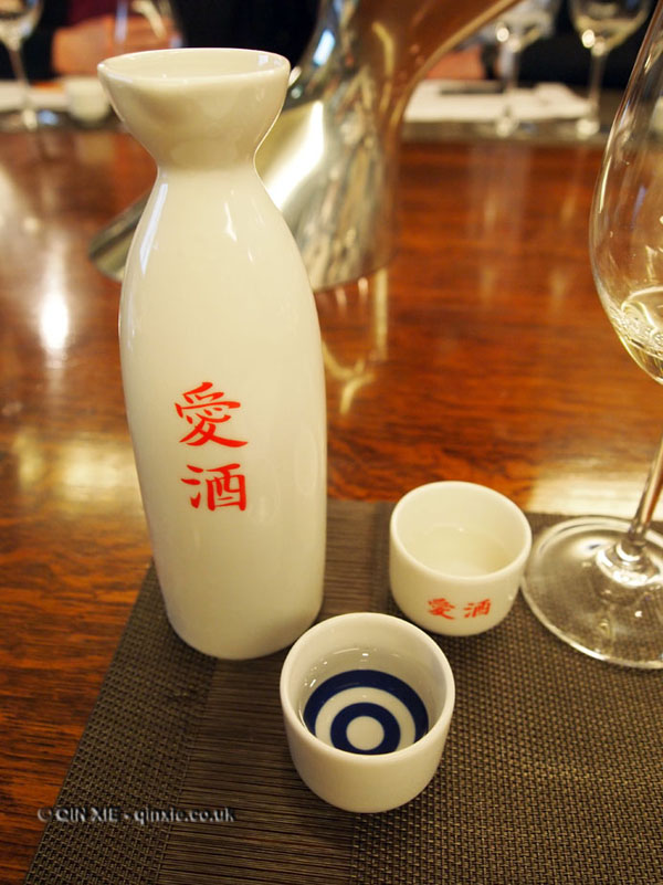sake sommelier at Harrods wine shop
