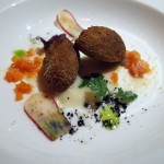 Veal croquettes at Apsley's, The Lanesborough Hotel
