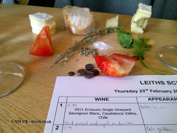 Food and wine matching at Leiths School of Food and Wine