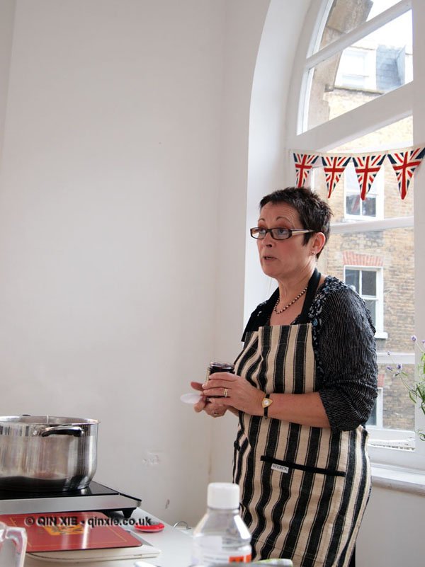 Vivien Lloyd talking about jam making