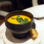 Soup of the day, Gillray's Steakhouse, Marriott County Hall