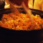 Sea bream rice cooked in clay pot, Luiz Hara, London Foodie Japanese Supperclub with Bordeaux Wine