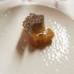Ardrahan – linseed crisp, honeycomb, Bubbledogs Kitchen Table, Fitzrovia