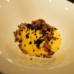 Nuts and olive amuse bouche, L'Autre Pied, Marylebone