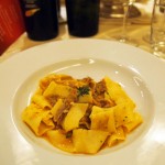 Pappardelle pasta with Genovese duck, Villa Maria, Abruzzo