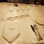 Table setting, Villa Majella, Abruzzo