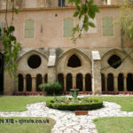 Courtyard, Abbaye de Valmagne, Villeveyrac