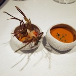 Lobster, sea urchin and artichokes, Azurmendi, Vizcaya