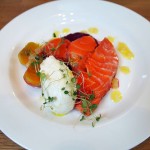 Seared salmon and beetroot, Monica Galetti Experience, Cactus Kitchen