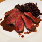 Roasted venison with spiced cabbage, Monica Galetti Experience, Cactus Kitchen
