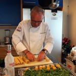 Making reindeer rolls, Finnish cooking with Tomi Laurila, Helsinki