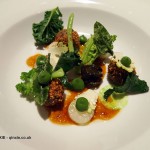 Oxtail, snails, romanesco, Alyn Williams at The Westbury
