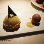 Pear and almond pastry, Chinese New Year at Yauatcha, London