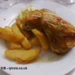 Roast chicken, aioli and chips, Rochelle Canteen, Greater Arnold Circus