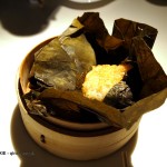 Sticky rice in lotus leaf, Chinese New Year at Yauatcha, London
