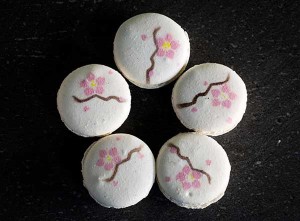 Sake no Hana sakura macarons