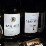 Bargylus and Chateau Marsayas wines, Five Fields, Chelsea