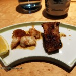 Lobster tail and black cod ginger, The Matsuri, St James