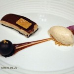 Caramel and chocolate - caramel pudding with salted chocolate, caramel ice cream and chocolate truffle, The Yeatman, Porto