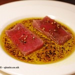 Marinated tuna fish in 7 spices, Casa Montaña, Valencia