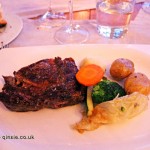 Steak and vegetables, Vinum, Oporto