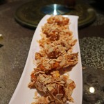 Almond coated sweet potatoes, Vegan Restaurant, Chengdu