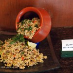 Cajun rice and black pea salad at APEDA basmati rice conference
