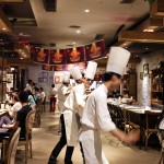 Chefs dancing, 57 Xiang, Chengdu, China