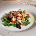 Warm seafood salad, Palmaria, Portovenere