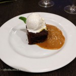Sticky toffee pudding at The King's Arms, Dorset