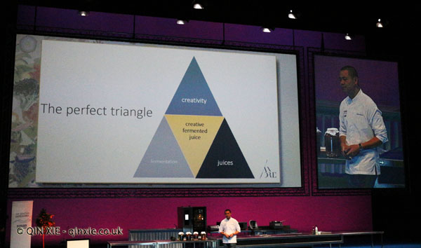 Andre Chiang at San Sebastian Gastronomika