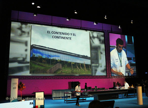 Eneko Atxa at San Sebastian Gastronomika