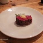 'Blue' steak, sour leaves and marrow butter, Oswaldo Oliva at Carousel