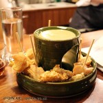 Innis and Gunn Scotch Whisky Porter cheese fondue, Marks Kitchen Library at The Tramshed