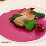 Pink mole, hibiscus flower and holy leaf, Elena Reygadas at the Mexican Embassy in London